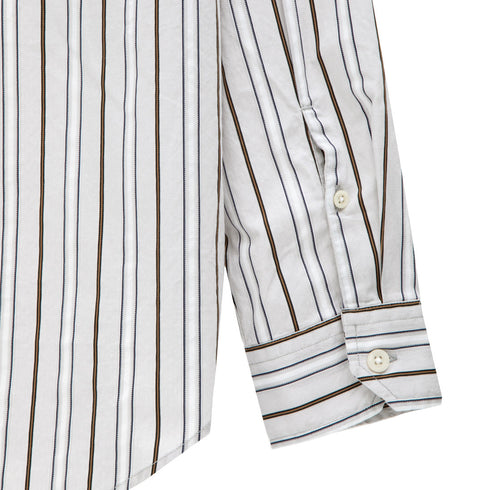 Mfpen Generous Shirt Vintage Brown Stripe M323-21 Degli Uberti